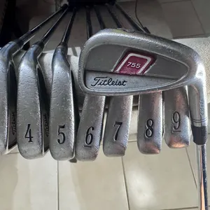 Titleist 755 Forged Iron Set 3-PW S300 Dynamic Good Steel Shafts S-Stiff RH