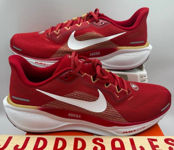 Nike Air Zoom Pegasus 41 NFL San Francisco 49ers Shoes FZ5070-600 Men’s Sz 10.5
New With Box-Rare