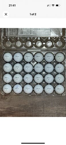 24 Titleist Pro V1 Golf Balls - 2025 and 2024 MODELS, 5A MINT CONDITION ONLY