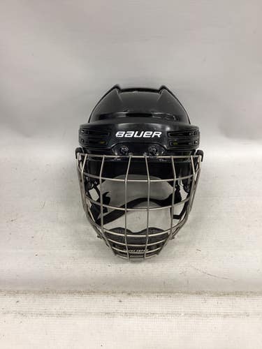 Used Bauer REAKT 75M NON CERT Helmet Cage Combo Black MD 11851-S000037608