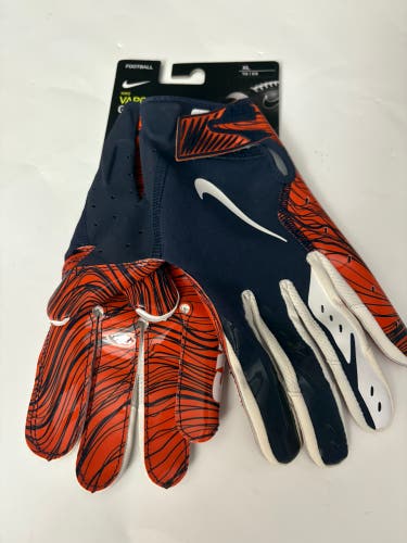 Nike Chicago Bears Vapor Jet Football Receiver Gloves Adult XL New