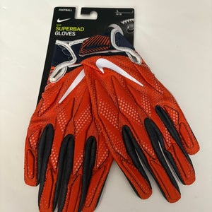 Nike Chicago Bears Superbad Football Receiver Gloves Adult Large New