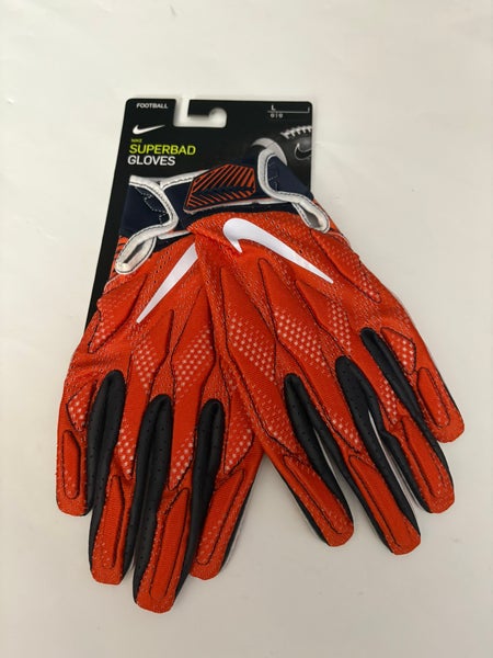 Nike Chicago Bears Superbad Football Receiver Gloves Adult Large New