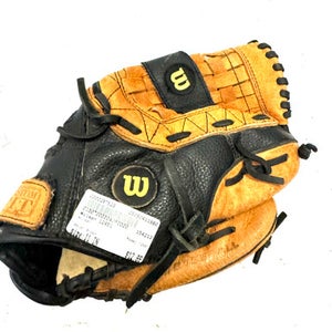 Used Wilson 12451 BB/SB Glove RH Throw Brown 11" 11860-C000297523