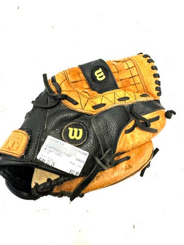 Used Wilson 12451 BB/SB Glove RH Throw Brown 11" 11860-C000297523