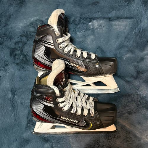 Bauer Vapor 2X Pro Hockey Goalie Skates Regular Width Size 3.5 (Used)