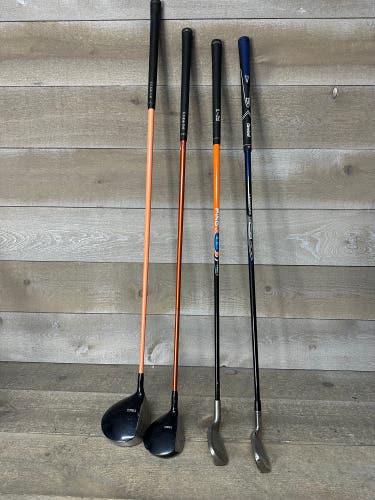 US Kids Golf Mixed Club Set UL-24 42-48" Driver FW 7/8 9 Irons RH Ping Cleveland