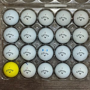 20 Callaway Chrome Soft Golf Balls - 5A MINT CONDITION ONLY