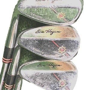 Ben Hogan Riviera Wedge Set 52*8 Gap, 56*12 Sand, 60*4 Lob LH Apex Stiff Steel