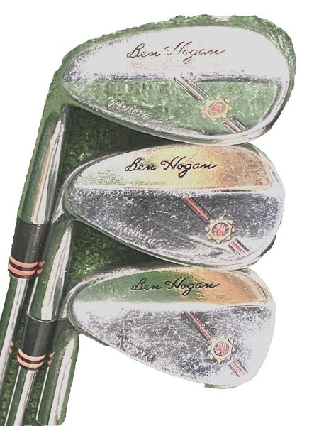 Ben Hogan Riviera Wedge Set 52*8 Gap, 56*12 Sand, 60*4 Lob LH Apex Stiff Steel