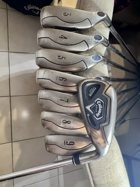 Callaway Fusion Wide Sole Iron Set 3-PW N.S.Pro 990 GH Uniflex Steel Mens RH