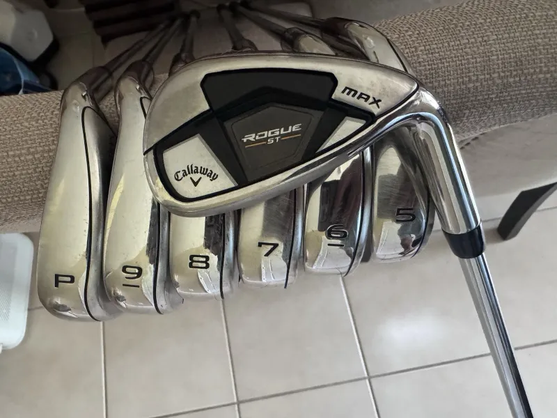 Callaway Rogue ST Max Iron Set 5-GW Elevate MPH 95 S Flex Steel Shaft RH