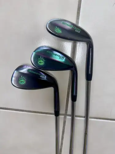 Bombtech 52, 56 & 60 Degree Wedge Set Volcano Torch 35" R Flex Right Handed
