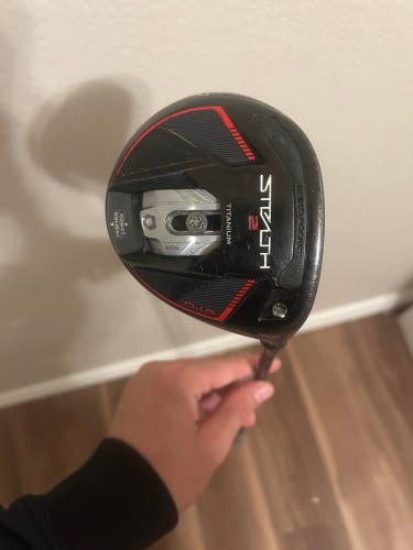 Used TaylorMade Stealth 2 Plus Right Handed Fairway Wood, Extra Stiff Flex, 3 Wood (15°).