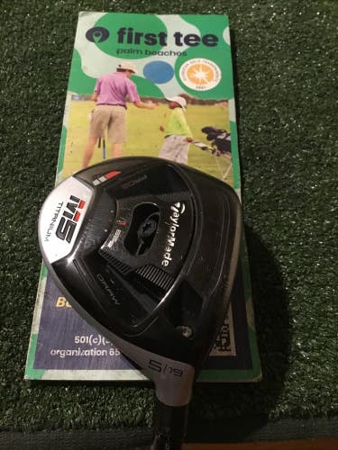 Taylormade M5 Titanium 19* 5 Wood Stiff Tensei CK 65g Red Graphite Shaft 41.75