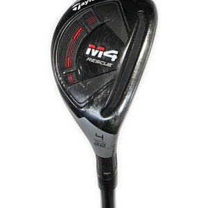 TaylorMade M4 22* 4 Hybrid Graphite Atmos 6 Red Regular Flex