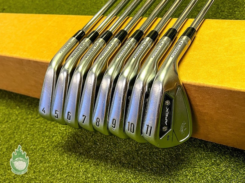 2024 Callaway APEX Pro/CB Forged Combo Irons 4-GW Project X X-Stiff Steel Golf