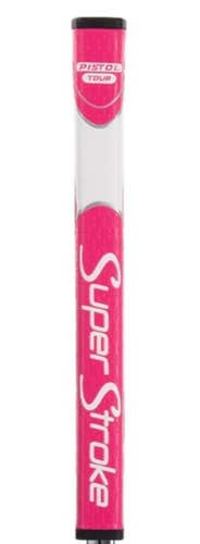 SuperStroke Zenergy Pistol Tour Putter Grip (Pink/White, 1.09", 69g) Golf NEW