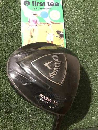 Callaway Razr X Black 11.5* Driver Seniors Fujikura Motore F8 60g Graphite 45.5