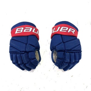 Used Bauer VAPOR ELITE AMERKS Intermediate Gloves Navy Blue 12" 11860-S000297336