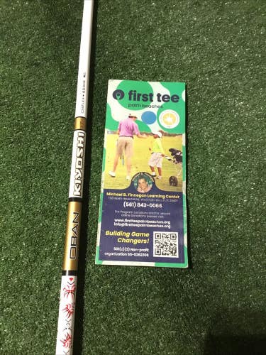 OBAN Kiyoshi 65g Stiff White Graphite Driver Shaft (44 5/8) Cobra