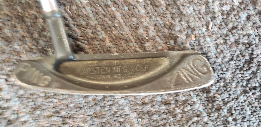 35.75 IN PING BRASS ZING ANSER STYLE PUTTER OLDER BUT NICE   R&D 925