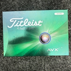 Titleist AVX Balls 12 Pack (1 Dozen) (New)