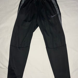 Nike Pants Sweatpants Large Black Epic Knit Training Performance Track Light Y2K