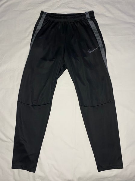 Nike Pants Sweatpants Large Black Epic Knit Training Performance Track Light Y2K
