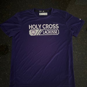 Holy Cross Lacrosse Shooter Shirt (Purple, Adult L)