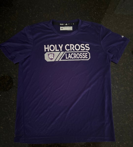 Holy Cross Lacrosse Shooter Shirt (Purple, Adult L)