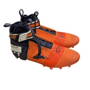 Used Under Armour Adult FB Cleats Orange Senior 16 11884-S000052416