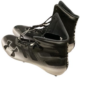 Used Under Armour Adult FB Cleats Black Senior 16 11884-S000052415