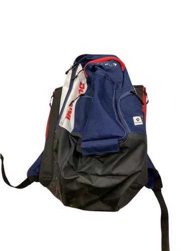 Used Demarini VOODOO OG BB/SB Player Backpack White/Red/Navy 11884-S000052411