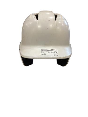 Used Marucci WHITE BASEBALL HELMET Batting Helmet No Mask White SM 11884-S000052395
