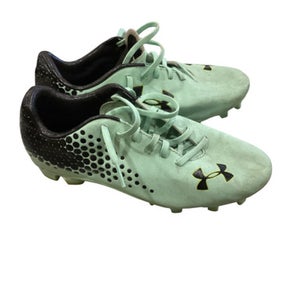 Used Under Armour Soccer Cleats Green Youth 07.0 11884-S000052396