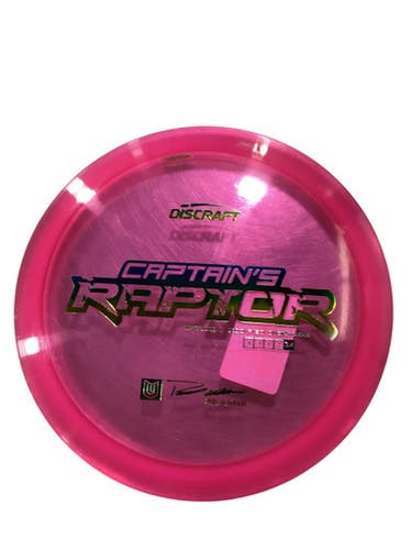 Used Discraft CAP RAPTOR Disc Golf Driver Pink 11884-S000052361