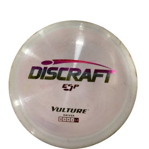 Used Discraft ESP VULTURE Disc Golf Driver White 11884-S000052362