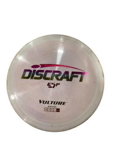 Used Discraft ESP VULTURE Disc Golf Driver White 11884-S000052362