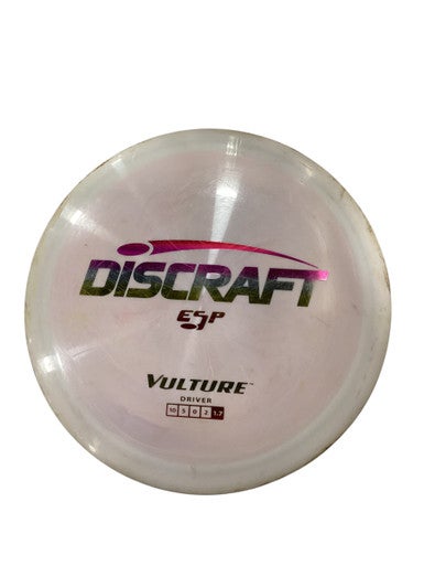 Used Discraft ESP VULTURE Disc Golf Driver White 11884-S000052362