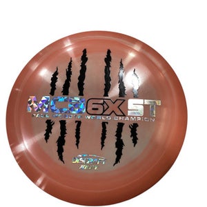 Used Discraft 6 CLAW HEAT Disc Golf Driver Orange 11884-S000052352