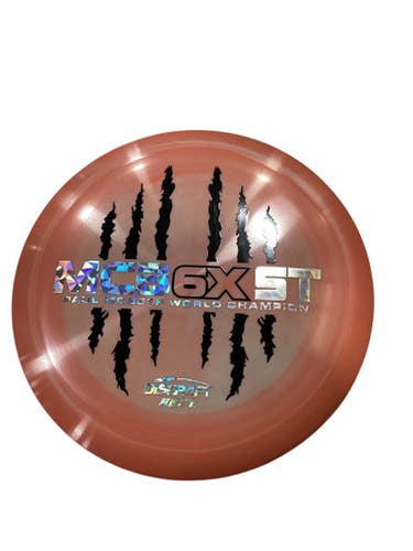 Used Discraft 6 CLAW HEAT Disc Golf Driver Orange 11884-S000052352