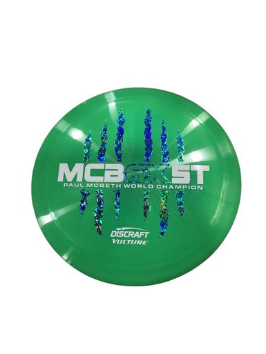 Used Discraft 6 CLAW VULTURE Disc Golf Driver Green 11884-S000052336