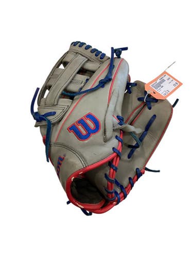 Used Wilson A900 BB/SB Glove RH Throw Grey 12" 11884-S000052319