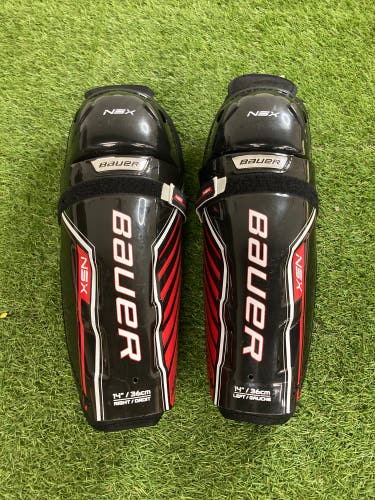 Senior Bauer NSX Shin Pads 14" (Used)