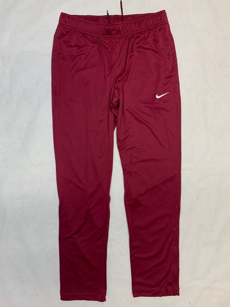 Nike Training Full Length Relentless Pant Women's M Maroon Red HF6904 Pockets