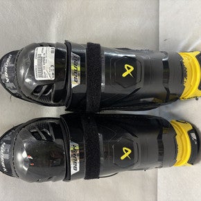 Used Bauer S23 SUPREME M3 Junior Shin Guards Black 11" 11490-S000265612
