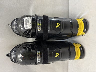 Used Bauer S23 SUPREME M3 Junior Shin Guards Black 11" 11490-S000265612