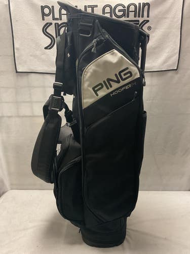 Used Ping HOOFER 14 Mens Stand Bag Black 11490-S000265609