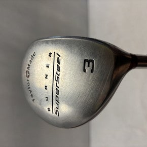 Used Taylormade BURNER SUPERSTEEL Mens Fairway Wood RH 3 Wood 11490-S000265597